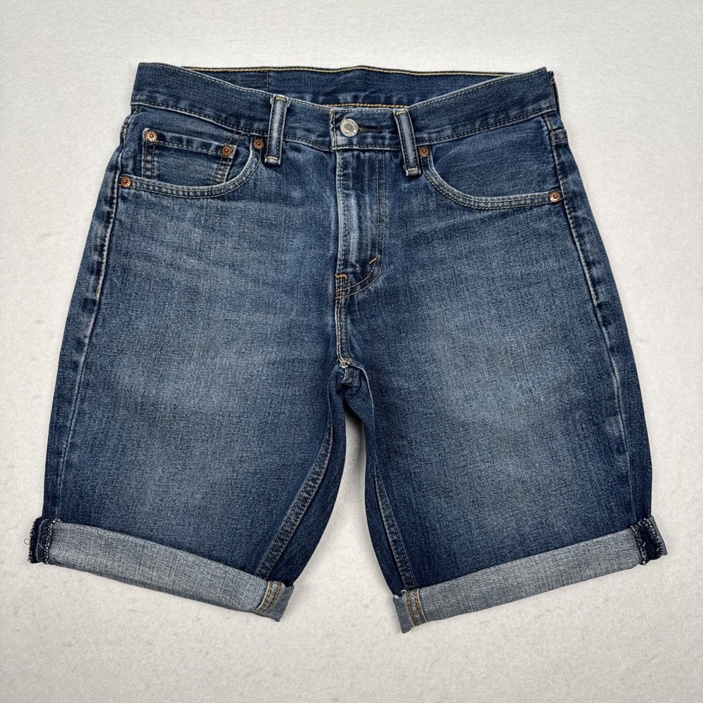 Levi's Y2K 511 Slim Cut-Off Denim Short Men's 29 Med Wash Denim Cotton Low Rise